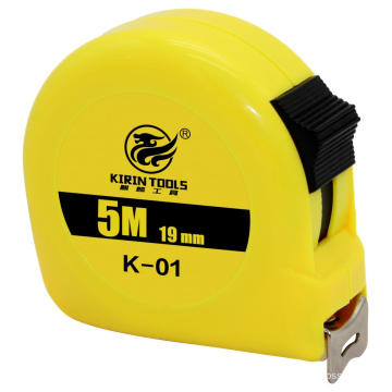 Plastic case steel belt pull tape measure